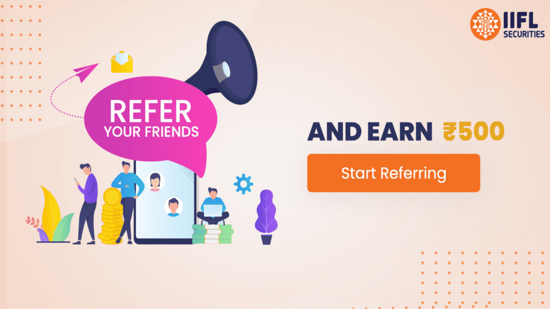 IIFL Refer and Earn 500RS/Day