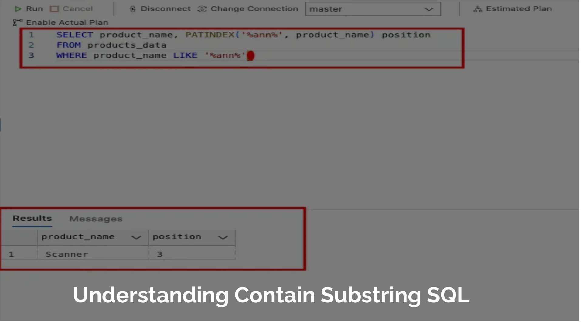 Unwinding the Mysteries of SQL: Understanding Contain Substring SQL 2024
